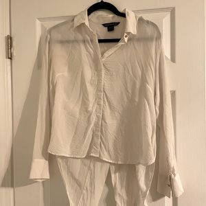 French connection white blouse